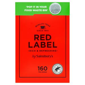 Sainsbury's Red Label Tea Bags x160