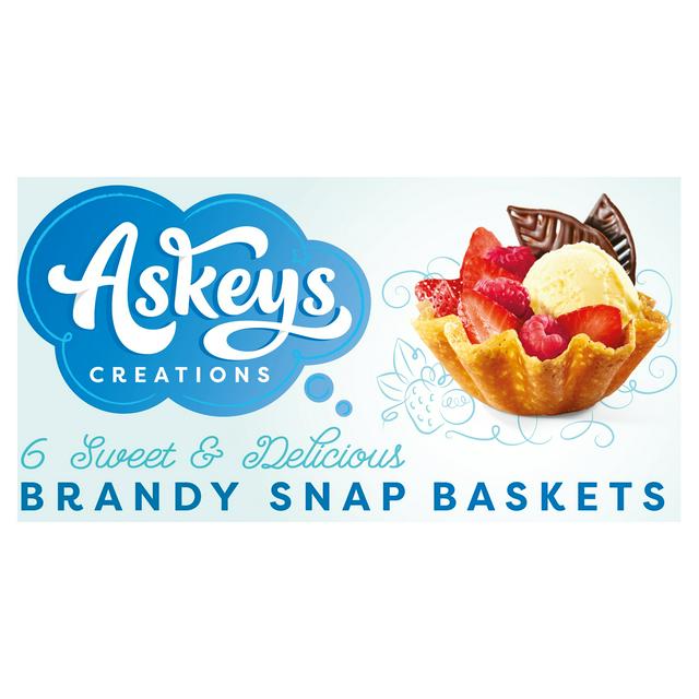 Askeys 6 Brandy Snap Baskets 100g