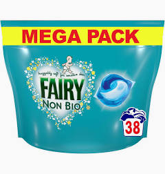 Fairy Non Bio Liquitabs - 38 Washes (38 per pack)