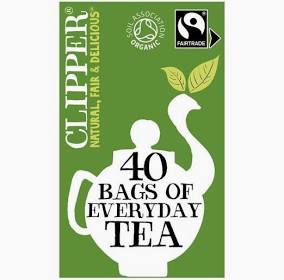 Clipper Fairtade Organic Tea 40 Tea Bags