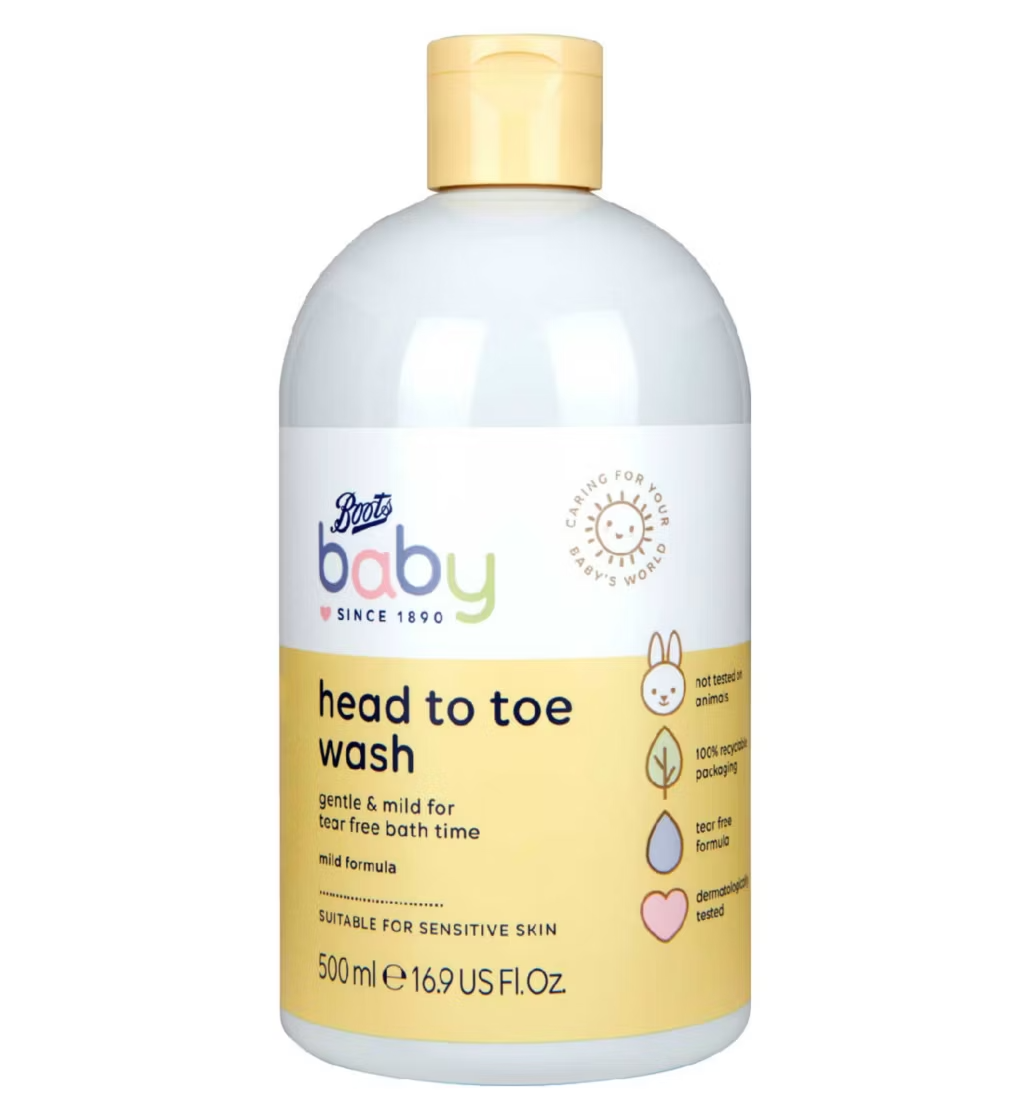 Boots Baby Head to Toe Wash 500ml