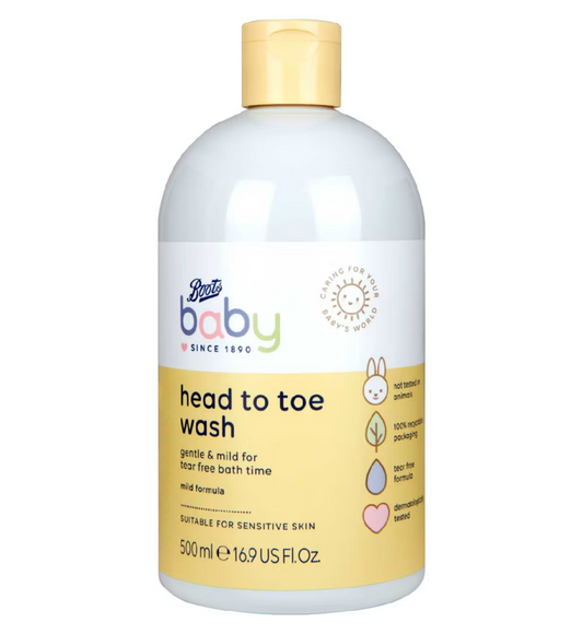 Boots Baby Head to Toe Wash 500ml