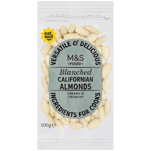 Marks & Spencer Blanched Californian Almonds 100g