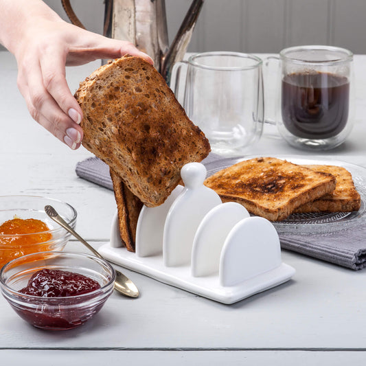 Traditional White Porcelain Toast Rack