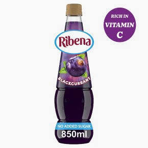 Ribena Blackcurrant No Added Sugar Squash 850ml