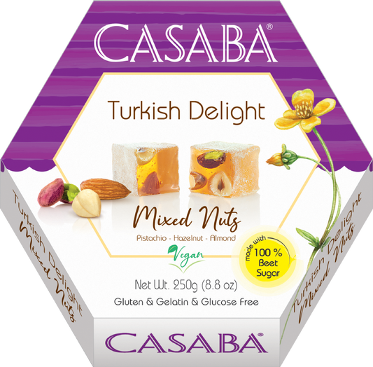 CASABA Turkish Delight - Mixed Nuts 250g