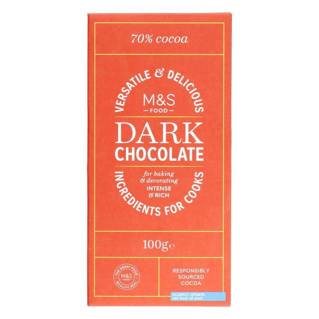 Marks & Spencer Dark Chocolate for Baking 100g