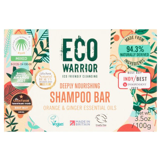 Eco Warrier Deeply Nourishing Shampoo Bar 100g