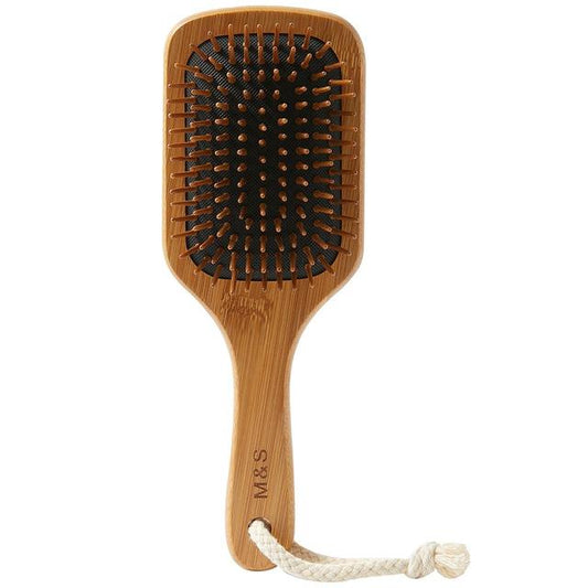 M&S Collection Bamboo Large Paddle Hair Brush