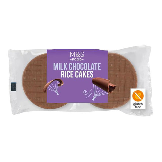 M&S Belgian Milk Chocolate Rice Cakes 102g