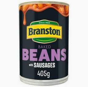 Branston Baked Beans With SAUSAGES (405g)