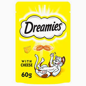 Dreamies Cat Treats With Delicious Cheese (60g)