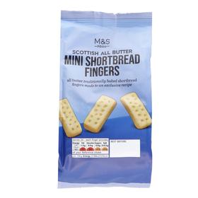 Marks & Spencer  All Butter Mini Scottish Shortbread Fingers 125g