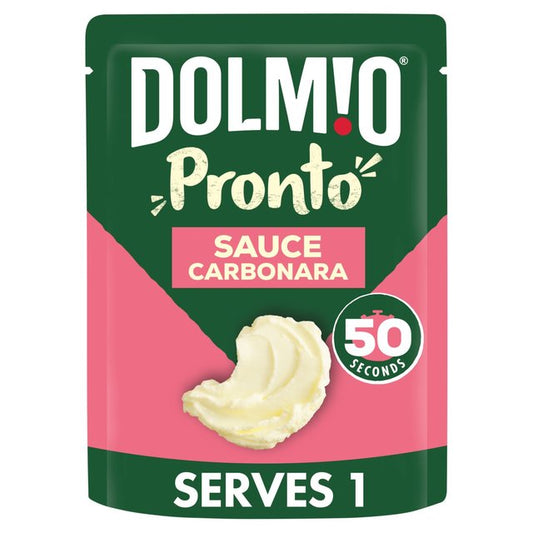 Dolmio Express Microwavable Creamy Carbonara Sauce Pouch 150g