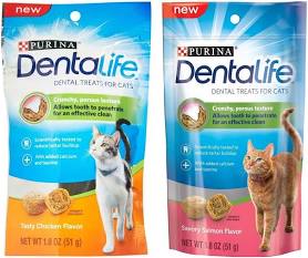 Purina Dentalife Dental Treats For Cats Bundle; 1 x Salmon AND 1 x Chicken