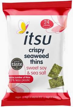 Itsu Seaweed Thins Sweet Soy & Sea Salt 5g