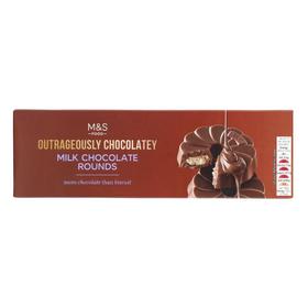 Marks & Spencer Outrageously Chocolatey Milk Chocolate Rounds