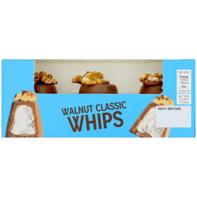 Marks & Spencer Pack of  3 Classic Walnut Whips 85g