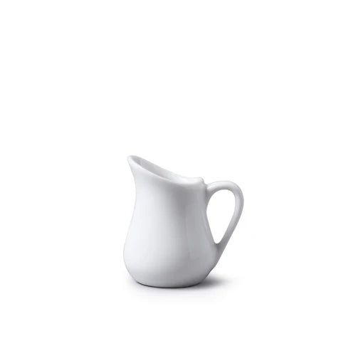 Traditional Mini Individual Porcelain Milk Jug, 25ml - Bartleet