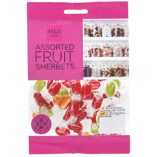 Marks & Spencer Assorted Fruit Sherbets 225g