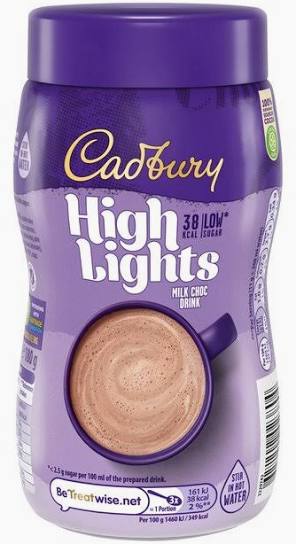 Cadbury Highlights Chocolate Drink 220g