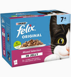 Felix Pouch Senior Mixed Selection In Jelly 12X100g