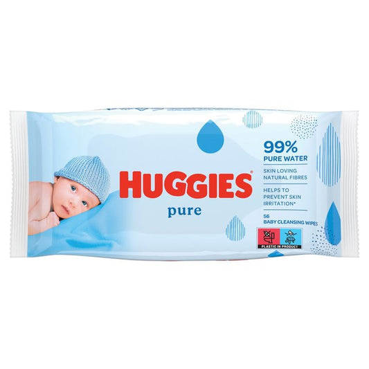 Huggies Pure 99% Water Baby Wipes