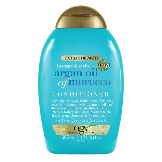 OGX Hydrate & Revive+ Argan oil Extra Strength pH Balanced Conditioner 385m