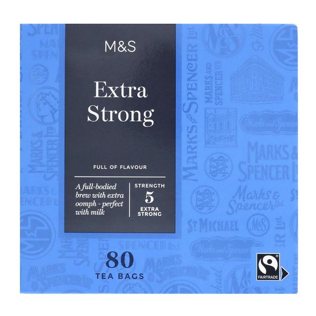 Marks & Spencer Fairtrade Extra Strong Teabags 80 Bags