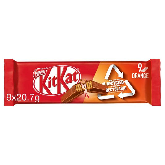 Kit Kat 2 Finger 8 Pack Orange Chocolate