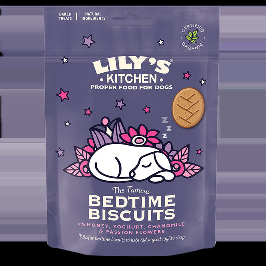 Lily's Kitchen Organic Famous Bedtime Biscuits for Dogs 80g