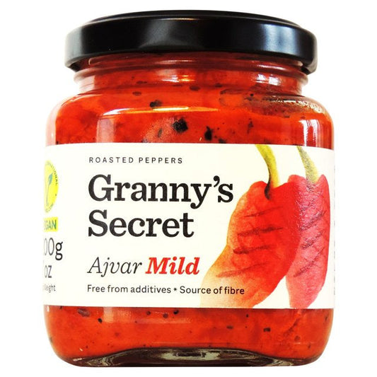 Granny's Secret Ajvar Mild Roasted Red Pepper Spread 200g