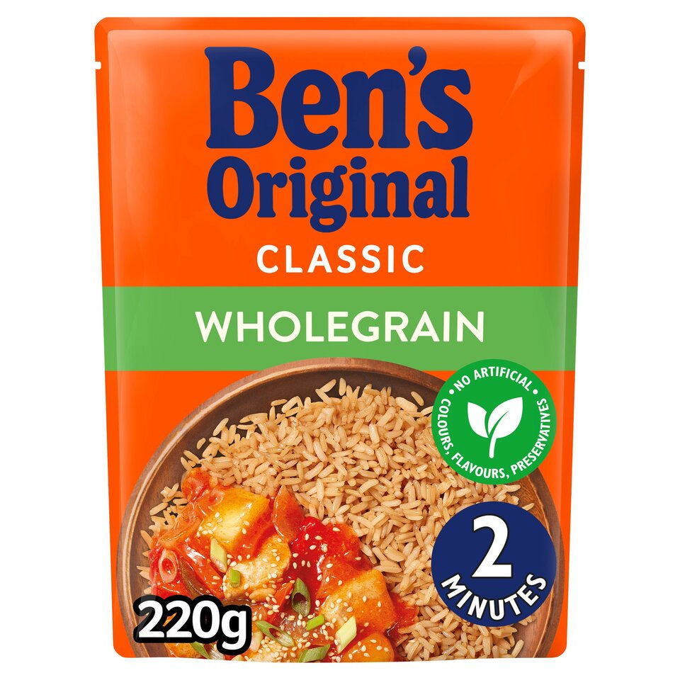 Uncle Bens Wholegrain Rice 220g