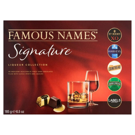 Famous Names Collection Liqueur Chocolates 185G