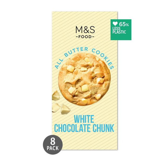 Marks & Spencer Belgian White Chocolate Chunk Cookies 200g