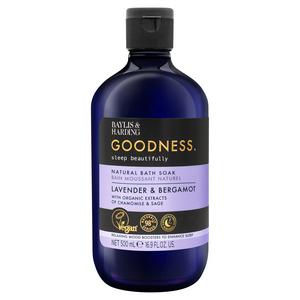 Baylis & Harding Lavender & Bergamot Goodness Natural Bath Soak 500ml