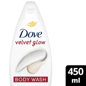 Dove Velvet Glow Body Wash Shower Gel 450ml