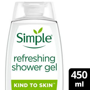 Simple Refreshing Shower Gel Body Wash 450ml