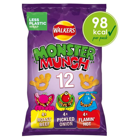 Walkers Monster Munch Variety 22g X 12 per pack