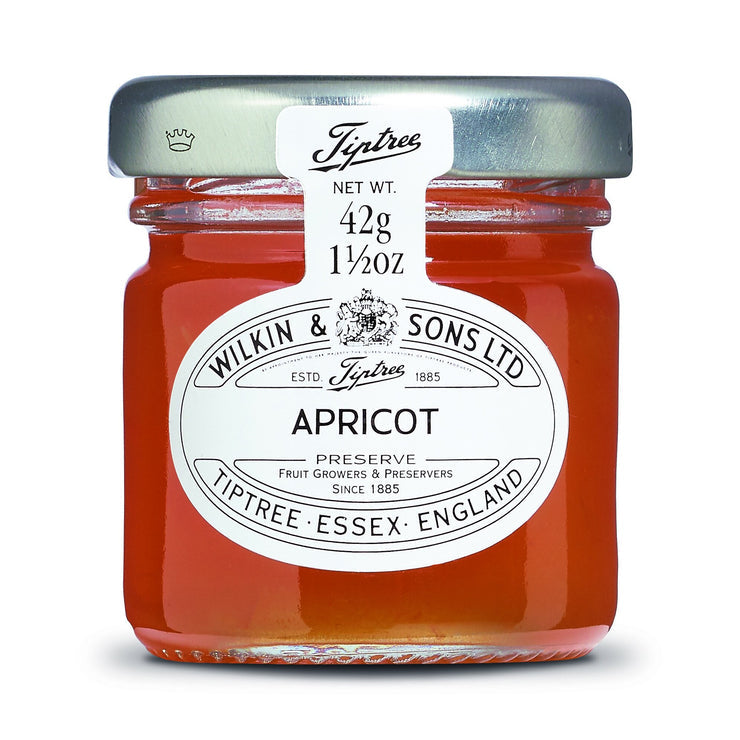 Individual Portion - Tiptree Apricot Preserve 28g MINI Jar - 24 Pack