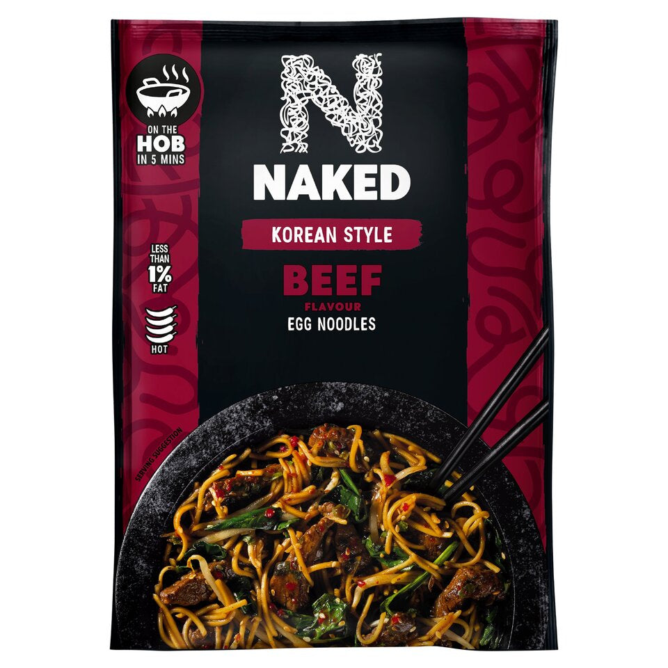 Naked Noodle Korean BBQ Beef 100G