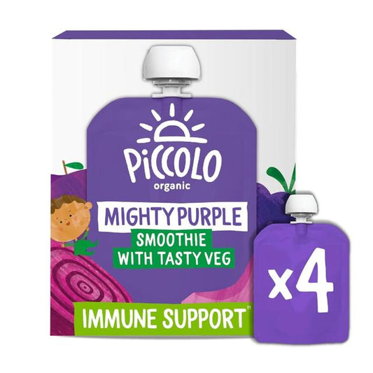 Piccolo Organic Mighty Purple Smoothie 4 x 90g