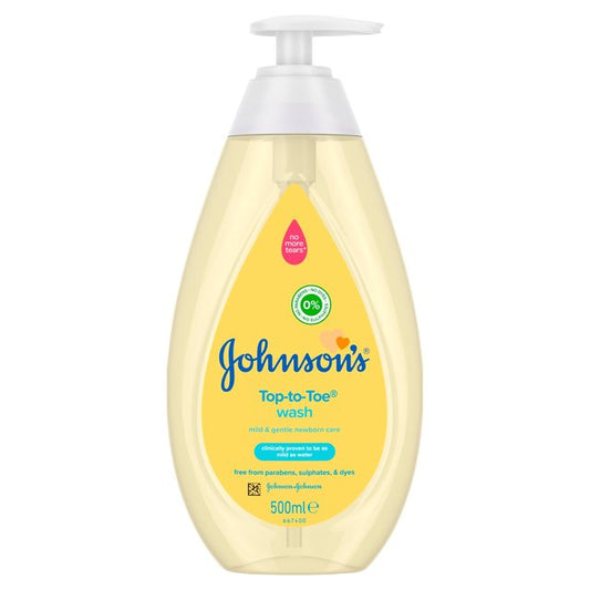 Johnson's Baby Top-To-Toe Body Wash for Delicate Skin 500ml