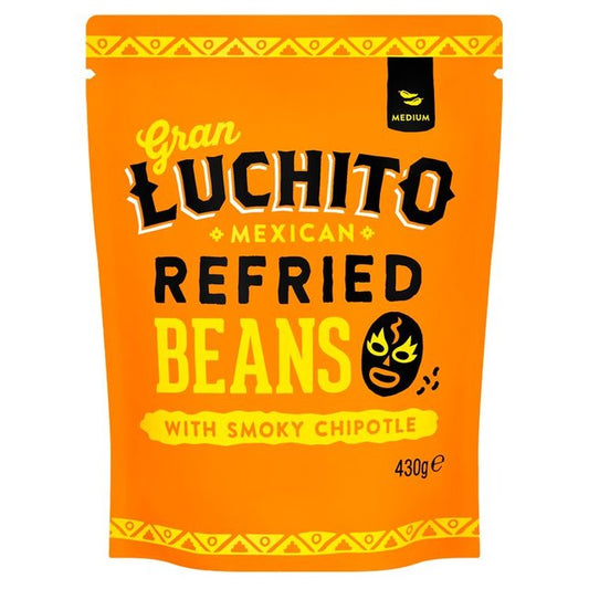 GRAN LUCHITO Refried Beans with Smoky Chipotle 430g