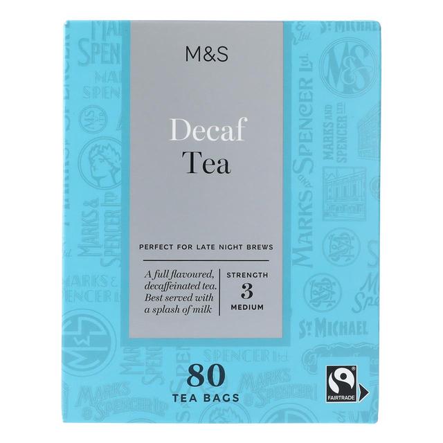 Marks & Spencer Fairtrade Decaffeinated Teabags 80 Bags