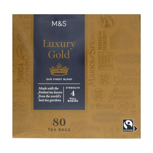 Marks & Spencer Fairtrade Luxury Gold Teabags 80 Bags