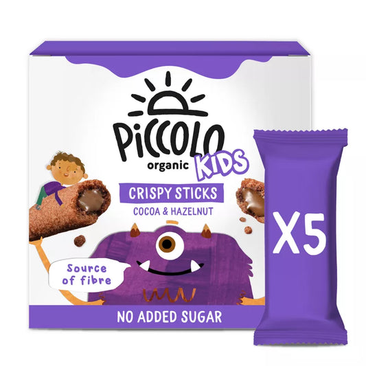 Piccolo Organic Crisp Sticks Cocoa & Hazelnut 5X25g