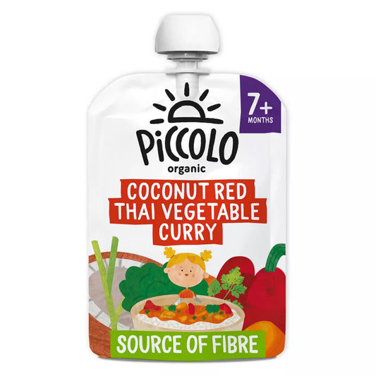 Piccolo Organic Coconut Red Thai Vegetable Curry 130g