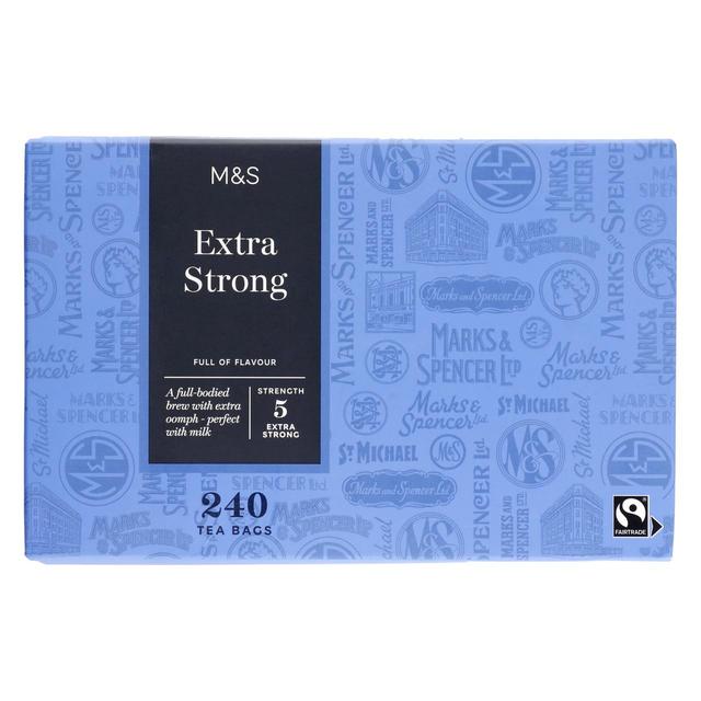 Marks & Spencer Fairtrade Extra Strong Tea Bags 240 Bags