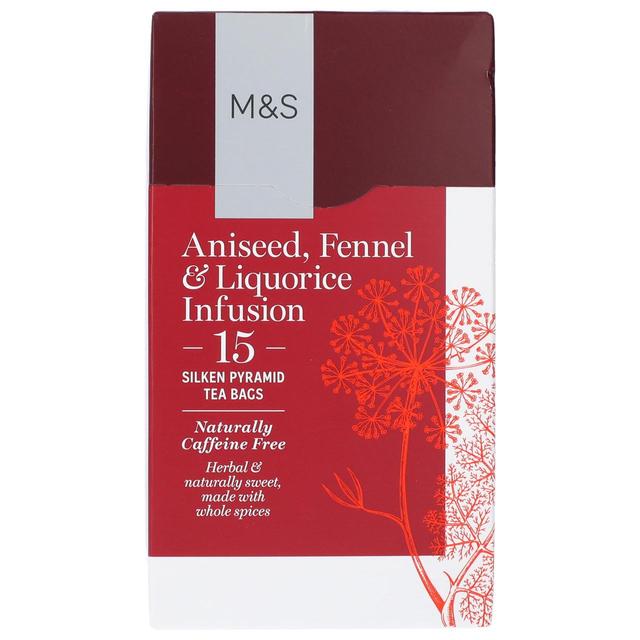 Marks & Spencer Aniseed, Fennel & Liquorice Infusion Tea Bags 15 Bags